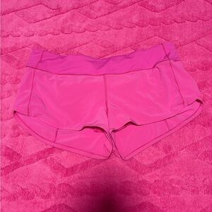 Lululemon Athletica Hot Pink Shorts